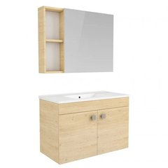 Фото Комплект мебели для ванной комнаты RJ ATLANT 80 см, дуб (RJ02800OK)