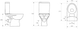 Унитаз-компакт Cersanit Parva Clean On 011 3/5 сиденье Duroplast Soft-Close (K27-071) Фото 4 из 4