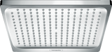 Фото SANexpert ᐉ Верхній душ Hansgrohe Crometta E 240 1jet, EcoSmart: 9л/хв білий хромований (26727000)