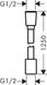 Шланг для душа Hansgrohe Designflex 125 см черный матовый (28220670) Фото 5 из 5