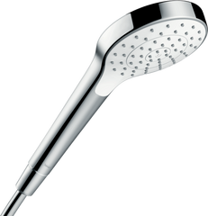 Фото Ручной душ Croma Select S 110 1jet EcoSmart белый/хромированный: 7л/мин (26806400)