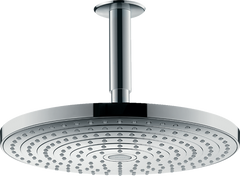 Фото Верхний душ Hansgrohe Raindance Select S 300 2jet с держателем с потолка, хромированный (27337000)