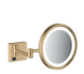 Фото Дзеркало для гоління Hansgrohe AddStoris з LED підсвічуванням, бронзовий матовий (41790140)
