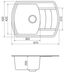 Кухонна мийка з кварцу Vankor Norton NMP 02.67 Gray Фото 4 з 4