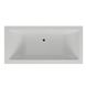Ванна окремостояча глянцева Amidicon Tytul 185х85 чорна з литого каменю Фото 8 з 9