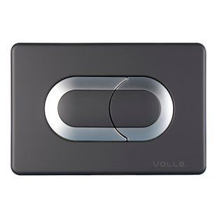 Фото Клавиша смыва Volle EGO EVO, черный soft-touch (221133)