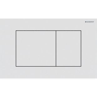 Фото Змивна клавіша GEBERIT SIGMA40, білий/матовий (115.629.JT.1)