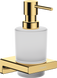 Hansgrohe AddStoris Дозатор підвісний для рідкого мила Polished Gold Optic/скло (41745990) Фото 1 з 7