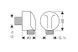 Шланговое подключение Hansgrohe FixFit E без обратного клапана Matt Black (27454670) Фото 4 из 4