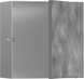 Hansgrohe XtraStoris Rock Настінна ніша з дверцятами 30х30х14см Brushed Stainless Steel (56091800) Фото 1 з 3