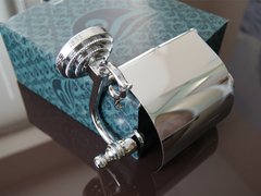 Фото Держатель для туалетной бумаги KUGU Versace 211C, хром
