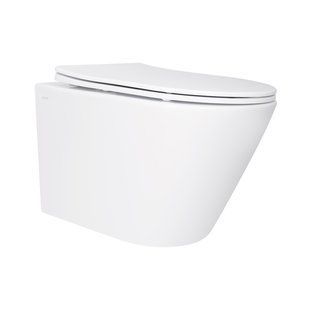 Фото Унітаз підвісний Qtap Swan безободковий Ultra Quiet з сидінням Soft-close QT16335179W (QT16335179W)