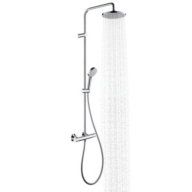 Фото Душевая система Hansgrohe Vernis Blend Showerpipe 200 1jet с термостатом, хром (26276000)