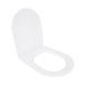 Сидіння для унітазу Qtap (Evia, Arvin, Leo 630) 410x330x22 мм, White, з мікроліфтом, Slim Duroplast, Quick Release QTSC179W49264 Фото 3 з 5