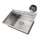 Накладна мийка для кухні з нержавіючої сталі кухонна станція Nett NS-7048 Фото 1 з 10