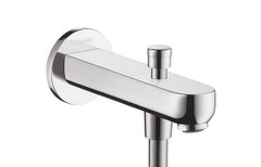 Излив на ванну Hansgrohe Metris S 152 мм с переключателем (31417000)