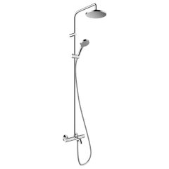 Фото Душевая система для ванны Hansgrohe Vernis Blend Showerpipe 200 1jet с термостатом, хром (26274000)