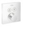Термостат для 2х споживачів Hansgrohe ShowerSelect, прихованого монтажу, білий матовий 15763700 Фото 1 з 3