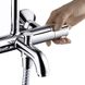 Душевая система для ванны Hansgrohe Vernis Blend Showerpipe 200 1jet с термостатом, хром (26274000) Фото 7 из 9