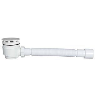 Фото Сифон душевого поддона Styron STY-402-FJ, d50 мм с гидрозатвором, белый