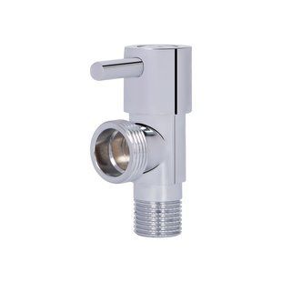 Фото Кран угловой Thermo Alliance Standart (ручка палочка) с керам.буксой 1/2"Н х 3/4"Н (SF343W1520)