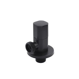 Фото Кран приладовий для підключення Karro 1/2"х1/2" ЗЗ чорний KR-3123-1B