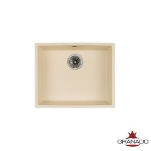 Фото Кухонная мойка гранитная Granado Under top Max Ivory 536x435x210