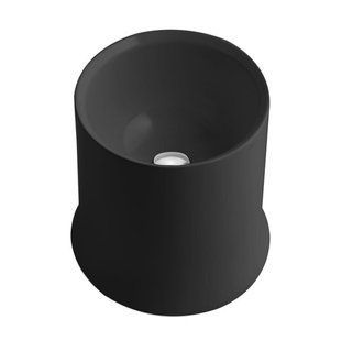 Фото Раковина на стільницю Simas Sharp O42xh44 см, чорний матовий (SH10 Matte Black)