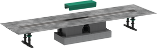 Фото Монтажний комплект Hansgrohe для каналів d50 uBox universal 1000 мм (56026180)