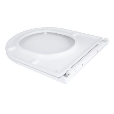 Фото Унитаз напольный Qtap Dove Rimless безободковый с сиденьем Soft-close WHITE QT06228380BW