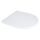 Унитаз напольный Qtap Dove Rimless безободковый с сиденьем Soft-close WHITE QT06228380BW Фото 8 из 12