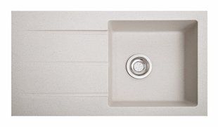 Фото Кухонная мойка гранитная Romzha Quadro Biela 101 (RO48683)