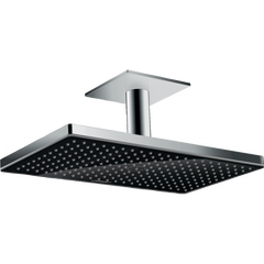 Фото Верхній душ Hansgrohe Rainmaker Select 460 1jet із тримачем до стелі, Black/Chrome (24002600)