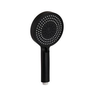 Фото Лійка для ручного душу Qtap Rucni D 130 мм округла QTRUC125BLM45951 Black Matt