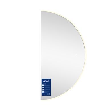 Фото Дзеркало Qtap Taurus HR800 з LED-підсвічуванням Touch, з антизапотіванням, з димером, рег. темп. кольору (3000-6500K) QTTAUHR800