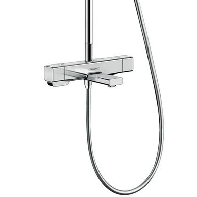 Фото Душова система Croma E Showerpipe 280 1jet з термостатом для ванни (27687000)