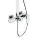 Душевая система для кабины Qtap Capricorn на три потребителя (с изливом) 53103KNC Chrome Фото 5 из 9