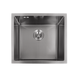 Чорна мийка для кухні з нержавіючої сталі 50 см під стільницю Nett NВ-5045 Фото 3 з 9