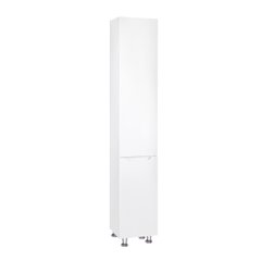 Пенал напольный Qtap Scorpio 350х1900х300 White с корзиной для белья QT1475PN1901KRW