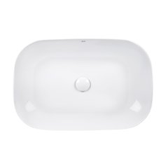 Раковина-чаша Qtap Robin 610x400x145 White с донным клапаном QT13112143PW