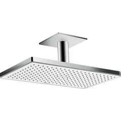 Фото Верхний душ Hansgrohe Rainmaker Select 460 1jet с держателем к потолку, белый/хром (24002400)