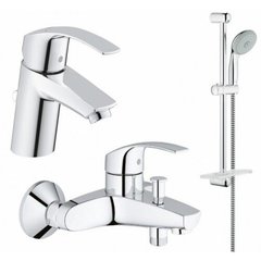 Набор смесителей для ванны Grohe Eurosmart 3 в 1 (123238S/UA123238S0)