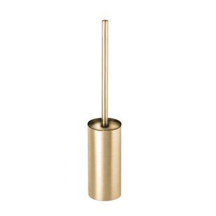 Фото Ёршик для унитаза напольный VBI ROUND BRUSH GOLD (VBI-040020BG)