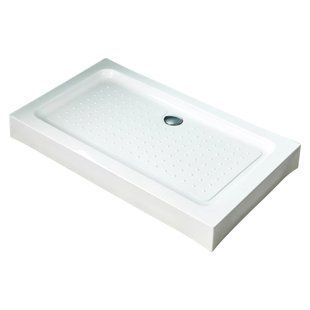 Фото Поддон Volle 80x120x14см прямоугольный акриловый в комплекте с сифоном. (4400.133007)