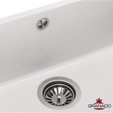 Фото Кухонна мийка гранітна Granado Under top Max White 536x435x210