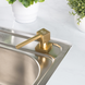 Дозатор для кухонної мийки золотий врізний Nett DTG-300 Фото 2 з 6