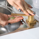 Дозатор для кухонної мийки золотий врізний Nett DTG-300 Фото 4 з 6