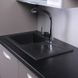 Фото Гранітна кухонна мийка Fancy Marble Tennessee, світло-чорний (106080004)