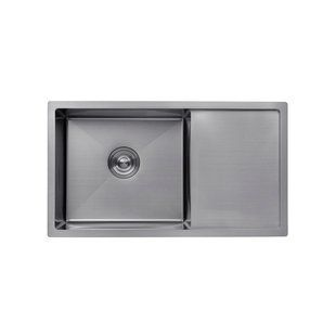 Фото Кухонна мийка Kroner KRP Schwarze - 7844HM PVD (3/1 мм)
