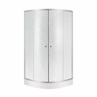 Набір Lidz душова кабіна Latwa SC90x90.SAT.LOW.FR, скло Frost 4 мм + піддон Kupala